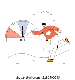 A flat illustration of business analysis 