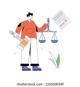 A flat illustration of business analysis 