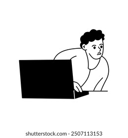 flat illustration of business people