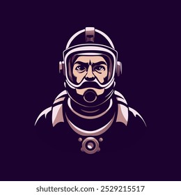 Uma ilustração plana de carro piloto