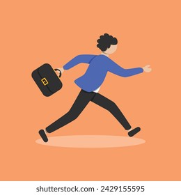 Ilustración plana personaje tema de negocios