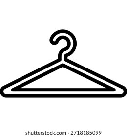 Design de Gancho de Roupa de Ilustração Plana