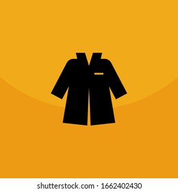 Flat illustration clothes vector icon