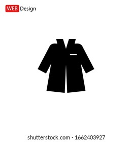 Flat illustration clothes vector icon