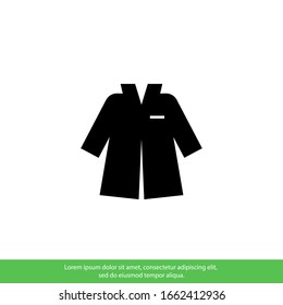 Flat illustration clothes vector icon