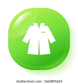 Flat illustration clothes vector icon
