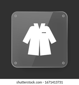 Flat illustration clothes vector icon