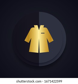 Flat illustration clothes vector icon