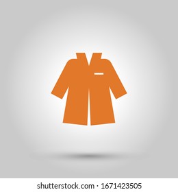 Flat illustration clothes vector icon