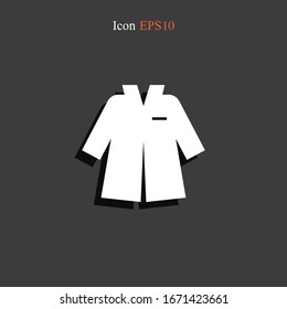 Flat illustration clothes vector icon