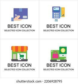 flat illustration collection set about business and finance