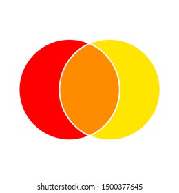 Ilustración plana del icono de Vector de paleta de colores. Símbolo de signo de guía de color