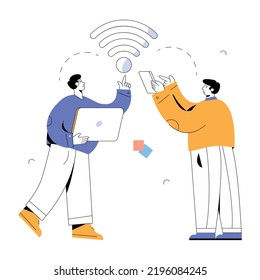 Un diseño de ilustración plana de ciberseguridad