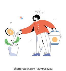 Un diseño de ilustración plana de ciberseguridad