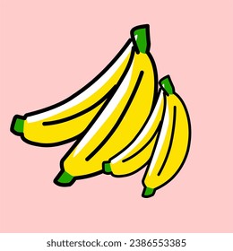 ilustración plana diseño de frutas y verduras, berenjenas de sandía judías de brócoli naranja zanahorias papas chile setas de pollo fritas plátanos longan hojas de carne triturada