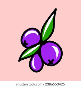 flat illustration design of fruit and vegetables, watermelon eggplant orange broccoli beans carrots potatoes chili fried chicken mushrooms bananas longan leaves shredded meat