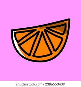 flat illustration design of fruit and vegetables, watermelon eggplant orange broccoli beans carrots potatoes chili fried chicken mushrooms bananas longan leaves shredded meat