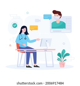 Flachbilddesign des Patientenregisters 