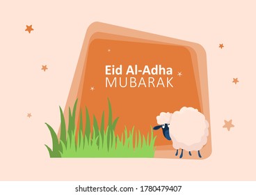 Flat Illustration of Eid Al-Adha