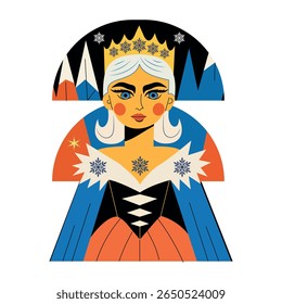 Uma ilustração plana da personagem imperatriz