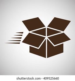 Flat illustration of free delivery design , editable vector