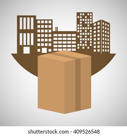 Flat illustration of free delivery design , editable vector