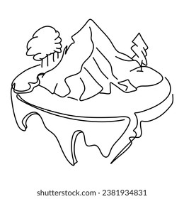 Flat Illustration Global Warming shows the Earth with a layer of green surrounding it. This layer represents the Earth's atmosphere, which helps to keep the planet warm by trapping solar radiation.