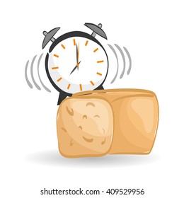 Flat illustration of gluten free design 