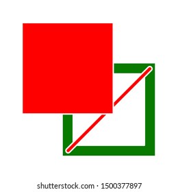 flat illustration of graphic design vector icon. art sign symbol