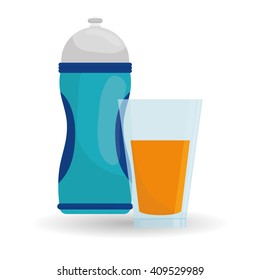 Flat illustration of healthy lifestyle design 