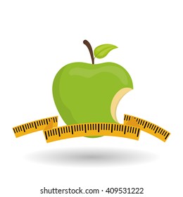Flat illustration of healthy lifestyle design 