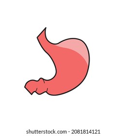 ilustración plana de órganos humanos