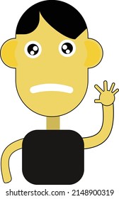 flat illustration human various expressions