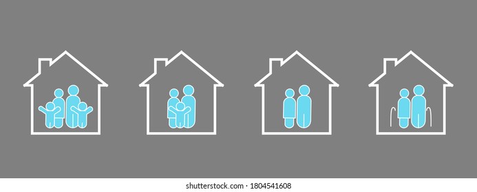 Flat illustration for icon, background, wallpaper and template during covid 19 pandemic 