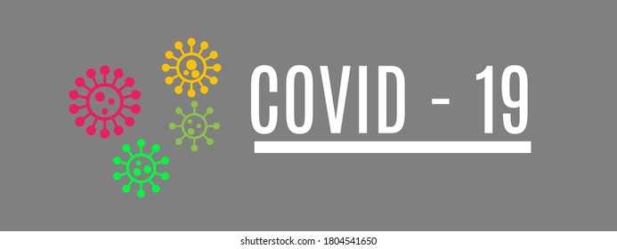 Flat illustration for icon, background, wallpaper and template during covid 19 pandemic 