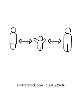 Flat illustration for icon, logo and templete during covid 19 pandemic