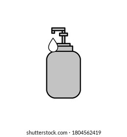 Flat illustration for icon, logo and templete during covid 19 pandemic