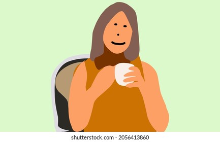 Flat illustration with isolated background, perfect for banners.