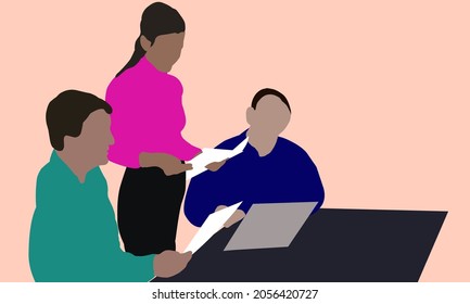 Flat illustration with isolated background, perfect for banners.