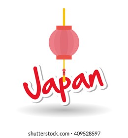Flat illustration of japan design 