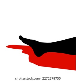 flat illustration of miscarriage, traffic accident, crime activity, murder people for vector design 