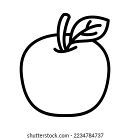 Flat illustration on a theme apple