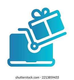 Flat illustration on a theme online delivery