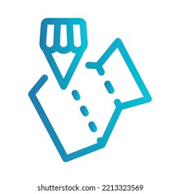 Flat illustration on a theme store on map