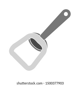 flat illustration of opener vector icon. kitchenware sign symbol