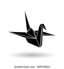 Flat illustration of  Origami design 