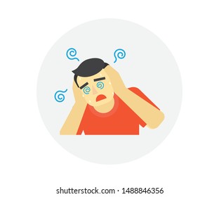 Flat Illustration of People with Some Cause of Diseases