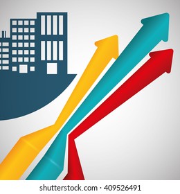 Flat illustration of profit design , editable vector