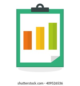 Flat illustration of profit design , editable vector