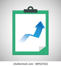 Flat illustration of profit design , editable vector
